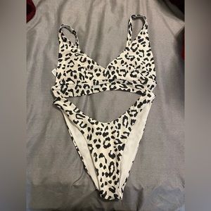 Cheetah Print Bathing Suit
